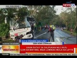 BT: 6 patay sa salpukan ng 2 bus sa CamSur; ilang sa biktima, mga lumikas mula sa Leyte
