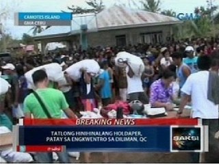 Saksi: Paglikas ng mga residente, patuloy