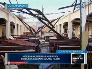 Saksi: Quinapondan Eastern Samar, napasok na ng GMA News