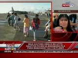 Mga gustong umalis ng Leyte, nagtitiis pa rin sa mahabang pila para makasakay sa C130 planes