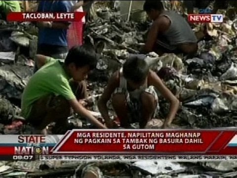 Mga residente, napilitang maghanap ng pagkain sa tambak ng basura at magnakaw dahil sa gutom