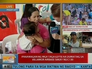 UB: Panawagan ng mga taga-Leyte na dumating sa Villamor Airbase sakay ng C130