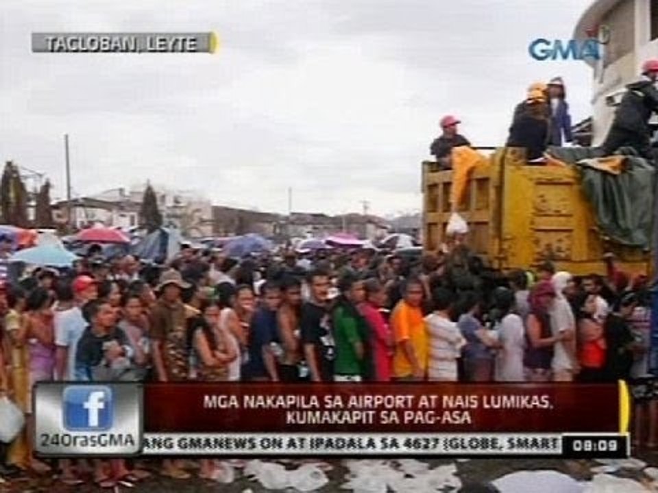 24 Oras: Mga nasalanta, hindi na iniinda ang hirap makakuha lang ng relief goods