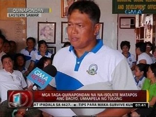 24 Oras: Mga taga-Quinapondan, Eastern Samar na na-isolate matapos ang bagyo, umaapela ng tulong