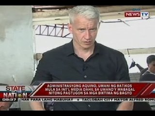 Gobyerno, inulan ng batikos mula sa int'l media, dahil sa mabagal nitong pag-aksyon