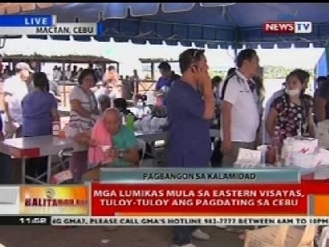 BT: Mga lumikas mula sa Eastern Visayas, tuloy-tuloy ang pagdating sa Cebu