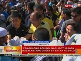 BT: Pangulong Aquino, naglibot sa mga nasalantang lugar sa Bayan ng Palo, Leyte