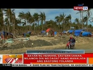BT: Bayan ng Hernan. Eastern Samar, nilamon din ng dagat nang manalasa ang Bagyong Yolanda