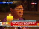 BT: Cardinal Tagle, pinangunahan ang isang prayer vigil para sa mga biktim ang Bagyong Yolanda
