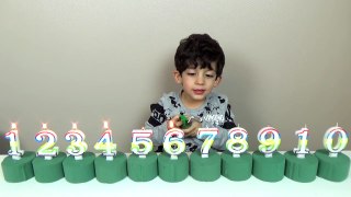 Learn Numbers and Counting With Birthday Candles for Children, Toddlers and Babies
