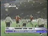 27.11.2002 - 2002-2003 UEFA Champions League 2nd Group Round Group A Matchday 1 Bayer 04 Leverkusen 1-2 Barcelona