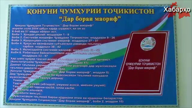 В школах Таджикистан введён новый предмет “Конституция”
