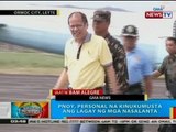 BP: PNoy, personal na kinukumusta ang lagay ng mga nasalanta ng bagyo