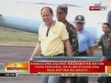 BT: PNoy, nagbabayan-bayan para personal na kumustahin ang mga biktima ng bagyo