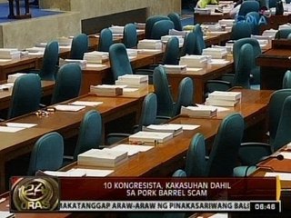 Download Video: 24Oras: 10 kongresista, kakasuhan dahil sa pork barrel scam