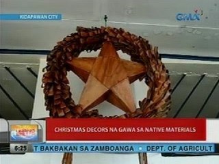 UB: Christmas decors na gawa sa native materials