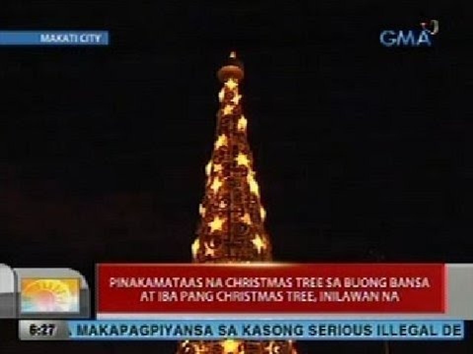 UB: Pinakamataas ng christmas tree sa bansa at...