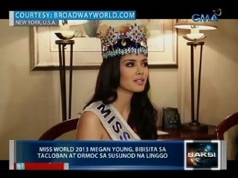 Saksi: Ms. World Megan Young, bibisita sa Tacloban at Ormoc sa susunod na Huwebes