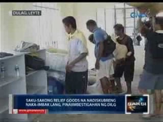 Saku-sakong relief goods na nadiskubreng nakaimbak lang, pinaiimbestigahan ng DILG