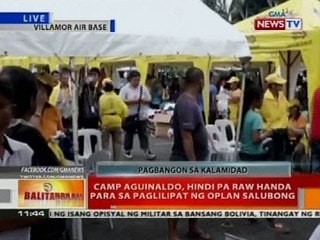 BT: Oplan Salubong, ililipat na sa Camp Aguinaldo