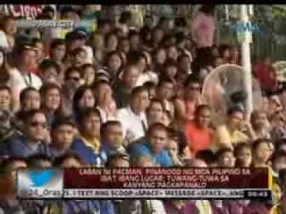 24 Oras: Laban ni Pacman, tinutukan ng mga Pilipino
