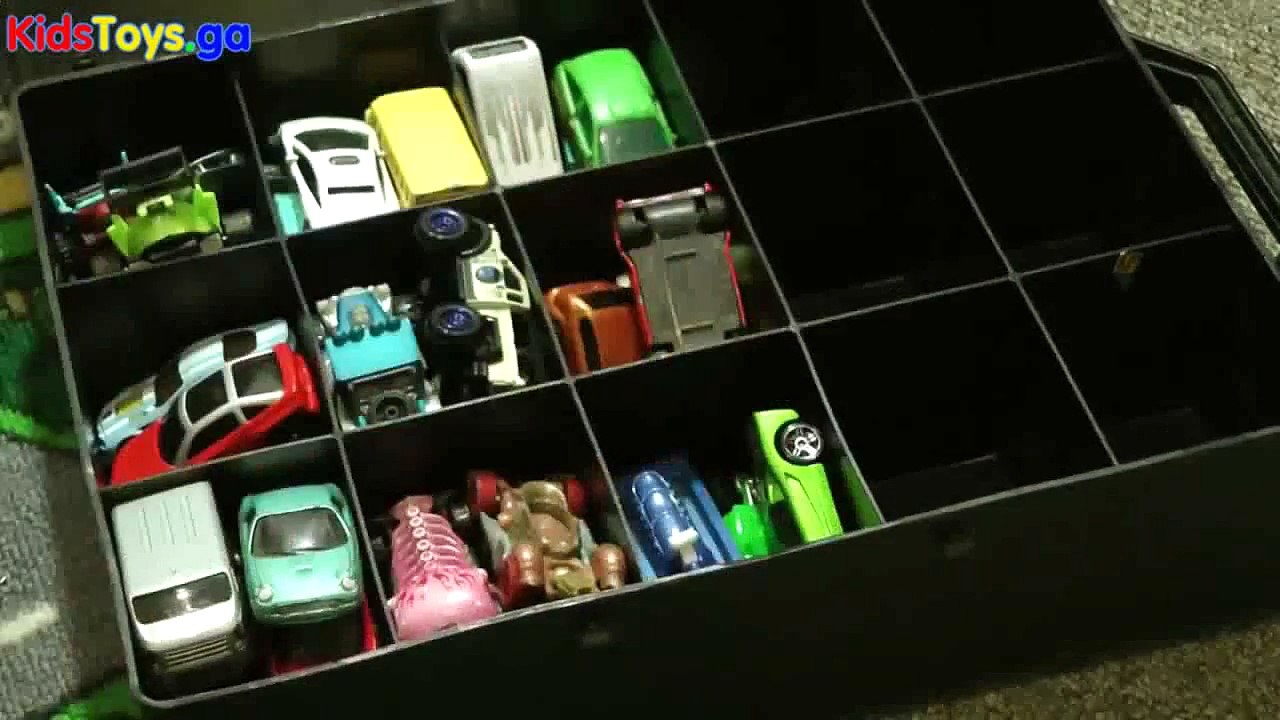 Toy Cars and Trucks Bounce on Trampoline KIDS FUN! - learn numbers kids toys