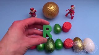 Kinder Surprise Egg Learn-A-Word! Spelling Holiday Words! Lesson 24