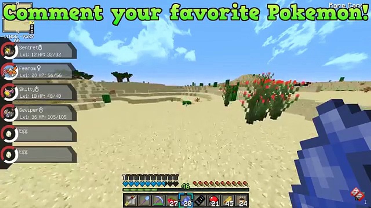 Deadpool Pixelmon #16: MOON GYM & POKEMON GO! (Minecraft Pokemon Sun & Moon)