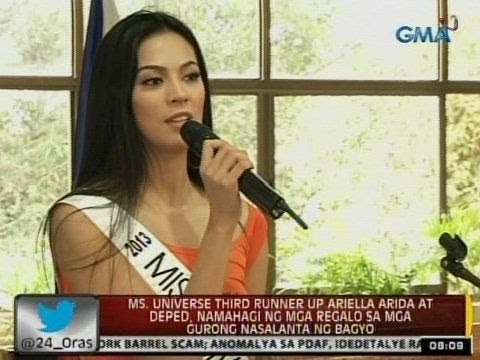 24Oras: Ariella Arida at DepEd, namahagi ng mga regalo sa mga gurong nasalanta ng bagyo