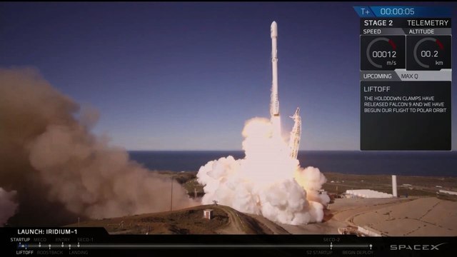 Succès du lancement de la fusée de SpaceX