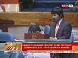 BT: Umano'y posibleng paglipat ni Rep. Pacquiao sa minority bloc. usap-usapan sa Kamara