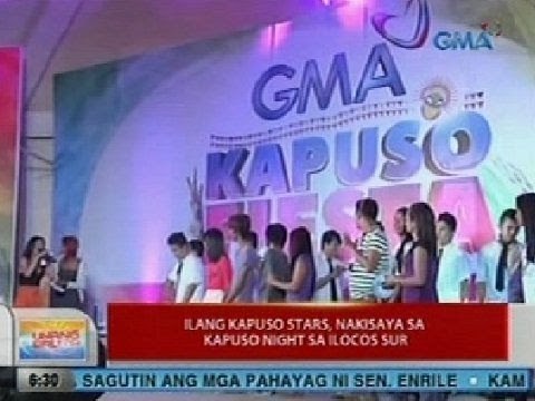 UB: Ilang Kapuso stars, nakisaya sa Kapuso Night sa Ilocos Sur