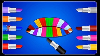 Learn Colors Lipstick Collection | Colours Lipstick Videos | Children Kids Toddler Baby Play