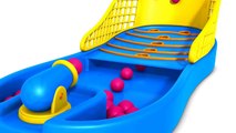 Colors for Children to Learn with Basket Ball Game Colours for Children