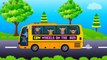 Wheels On The Bus Children Nursery Rhymes Animals Cartoons | Wheels On The Bus Rhymes For Children