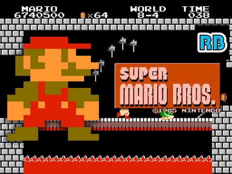 1985 FC スーパーマリオブラザーズ / FC NES Super Mario Bros. 6745500pts ALL