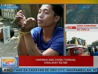 UB: Hinihinalang shabu tiangge sa Cebu City, sinalakay ng NBI