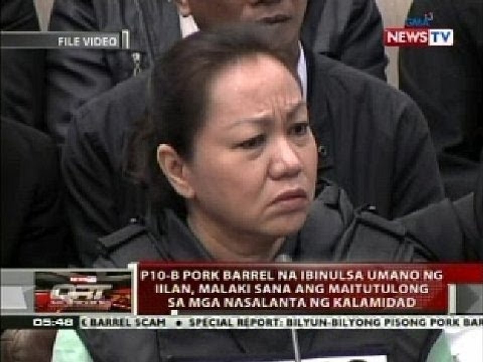 P10-B pork barrel na ibinulsa umano ng iilan, malaki sana ang maitutulong sa mga nasalanta
