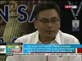 BP: Boc Comm. Biazon, tumanggi munang magbigay ng pahayag kaugnay ng pork barrel scam