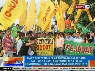 Ilang driver ng jeep at AUV na nakatakdang paalisin sa isang terminal sa QC, balak magkilos-protesta