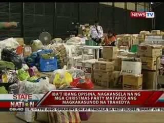 Iba't ibang opisina, nagkansela na ng mga Christmas party matapos ang magkakasunod na trahedya