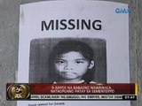 24 Oras: Siyam na taong gulang na babaeng nawawala, natagpuang patay sa sementeryo