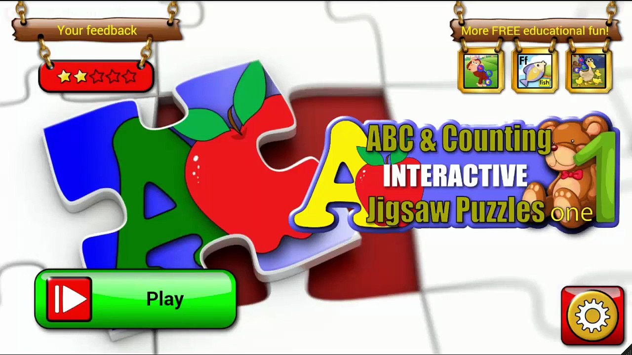 Kids ABC and Counting Puzzles - Educational Brain Games - Videos Games for Kids Android