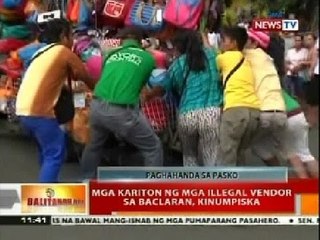 Download Video: BT: Mga kariton ng mga illegal vendor sa Baclaran, kinumpiska