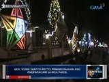 Saksi: Pagpapailaw sa mga parol sa Batangas, pinangunahan ni Gov. Vilma Santos- Recto