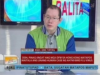 DOH, pinag-iingat ang mga OFW sa HK matapos maitala ang unang human case ng AH7N9 bird flu virus