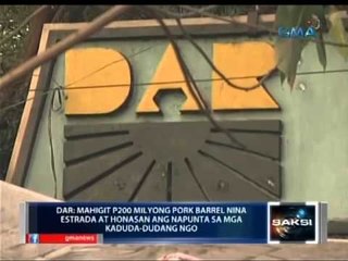 DAR: Mahigit P200-M pork barrel nina Estrada at Honasan ang napunta sa mga kaduda-dudang NGO