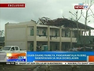 NTG: Daan-daang pamilya, pansamantala pa ring naninirahan sa mga ekswelahan