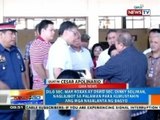 NTG: DILG Sec. Mar Roxas, naglilibot sa Palawan para kumustahin ang mga nasalanta ng bagyo