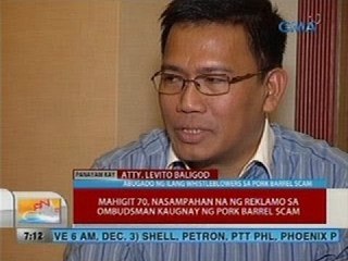 UB: Mahigit 70, nasampahan na ng reklamo sa Ombudsman kaugnay ng pork barrel scam